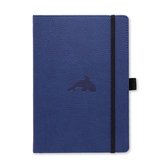 Dingbats A5+ Wildlife Blue Whale Notebook - Dotted