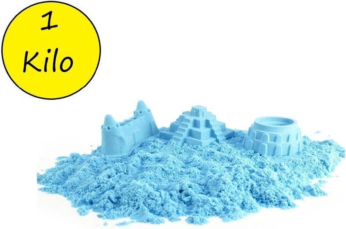 Banzaa Speelzand 1KG - Bewegend Modelleer zand - Blauw