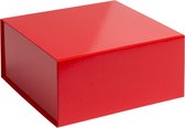 Luxe geschenkdoos ROOD, 23x23x11cm (5 stuks)