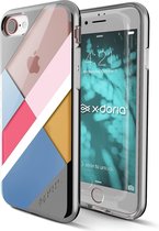 X-Doria Revel lux cover blocks - zilver - voor iPhone SE 2020/SE 2022 - 7/8