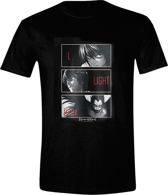 Death Note - Good, Bad, Shinigami Heren T-Shirt - Zwart - S