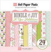 Echo Park: Bundle Of Joy/A New Addition - Baby Girl Paper Pad 6X6"