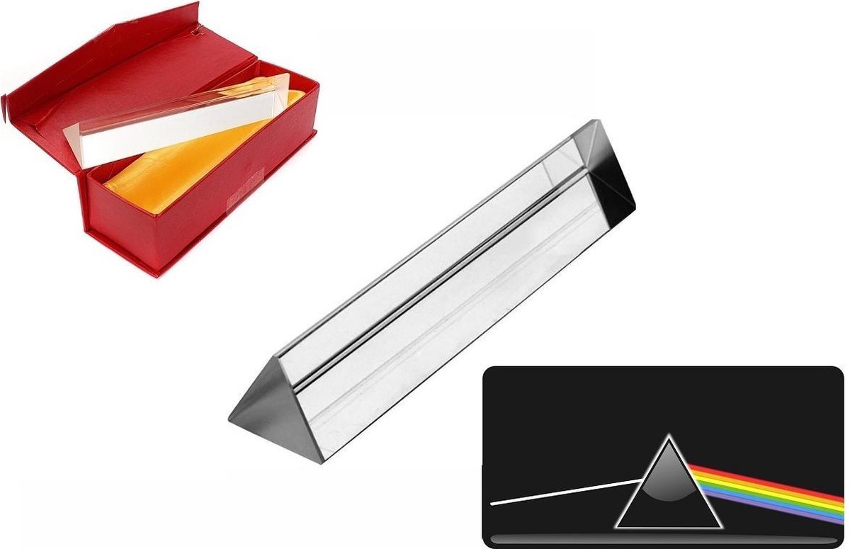 Prisma Driehoek Lichtspectrum - 18CM - Glas Prisma