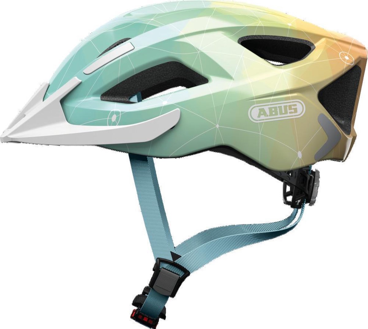 Abus Aduro 2.0 Fietshelm - Maat  S (51-55 cm) - blue art