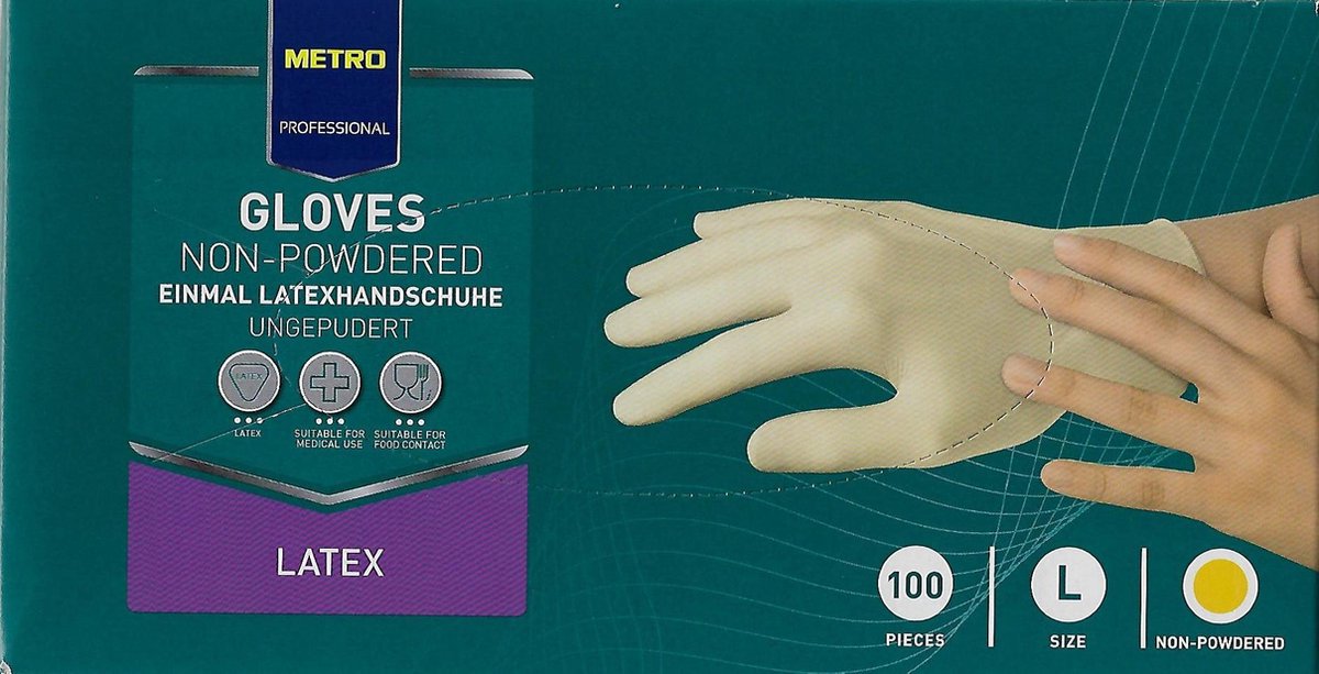 Handschoenen Medisch L - Latex, Ongepoederd | bol.com