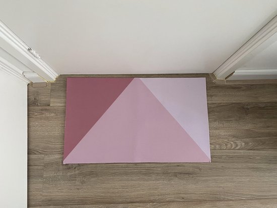 ritme vriendschap reguleren Drayn schoonloopmat - Deurmat - 73 x 44 cm - Roze | bol.com