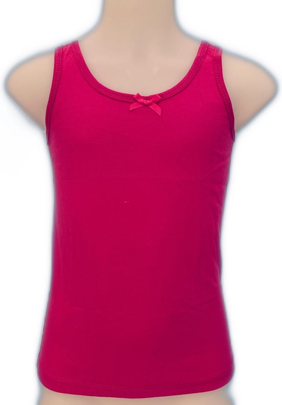Camisole fille 2 pièces fuchsia 140/146