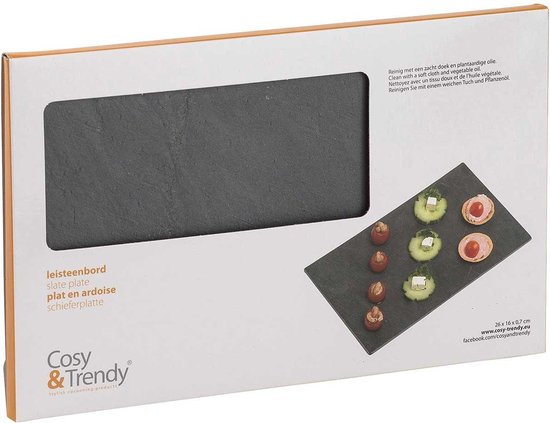 Leisteen bord 15 x 8,5 cm | Cosy&Trendy servies leisteen AANBIEDINGEN