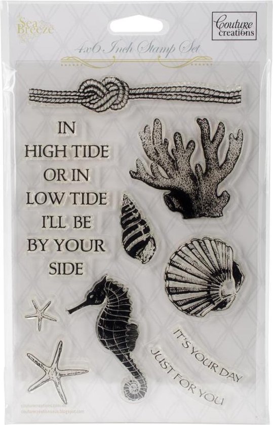 Couture Creations: Sea Breeze - Under The Sea Clear Stamp (CO724676) | bol