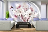 Magnolia Flowers Photo Wallcovering
