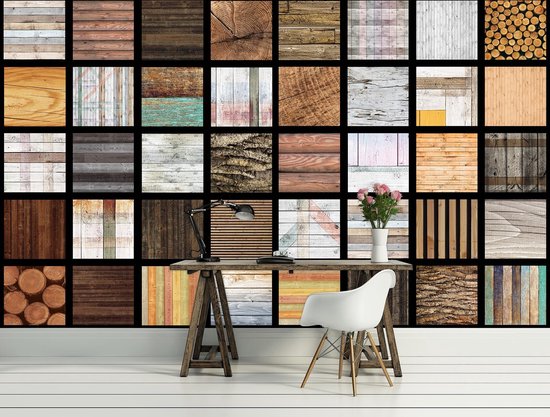 Papier peint photo Polaire | Bois, Rural | Marron | 368x254cm (lxh)