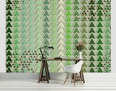 Modern Abstract Pattern Green Photo Wallcovering