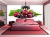 Cherries With Leaves Photo Wallcovering