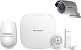 HIKVISION-LGD8008-HG LAN WLAN GSM (GPRS app push / sms / oproep) alarmsysteem met camerawagen. Alarmvideo van na alarm 868 MHz 2-weg EN50131-2