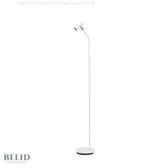 Belid - Vloerlamp Cato Curved Wit 126 cm