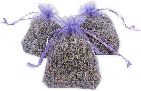 Lavendel zakjes 3 stuks - 6 gram - lavendel - zakje - natuurlijk - kruiden | bol.com