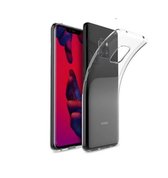 FONU Siliconen Backcase Hoesje Huawei Mate 20 Pro - Transparant