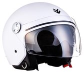 ARMOR AV-64 mat wit open jethelm Vespa scooter helm, motorhelm, piloten helicopterhelm XL 61 / 62 cm hoofdomtrek