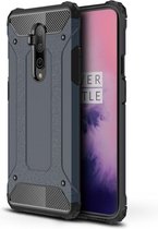Armor Hybrid Back Cover - OnePlus 7T Pro Hoesje - Donkerblauw