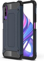 Armor Hybrid Back Cover - Huawei P Smart Pro Hoesje - Donkerblauw