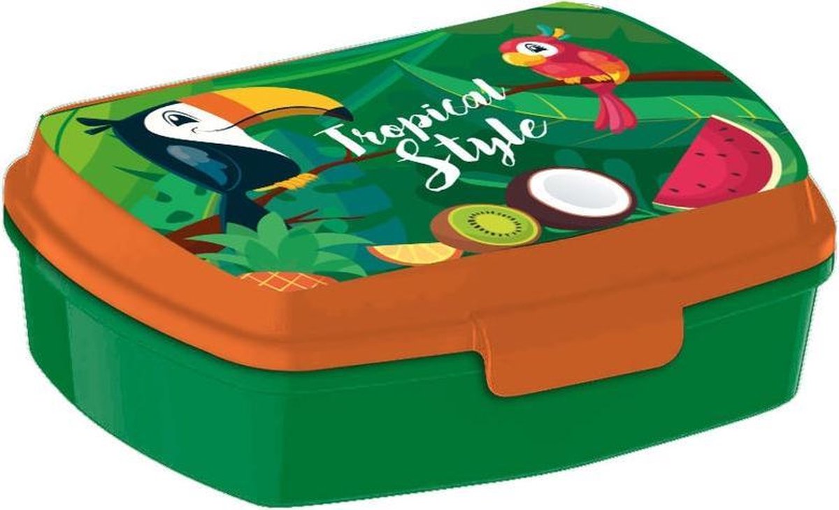 Tropical Style Toucan lunch box