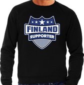 Finland schild supporter sweater zwart voor he XL