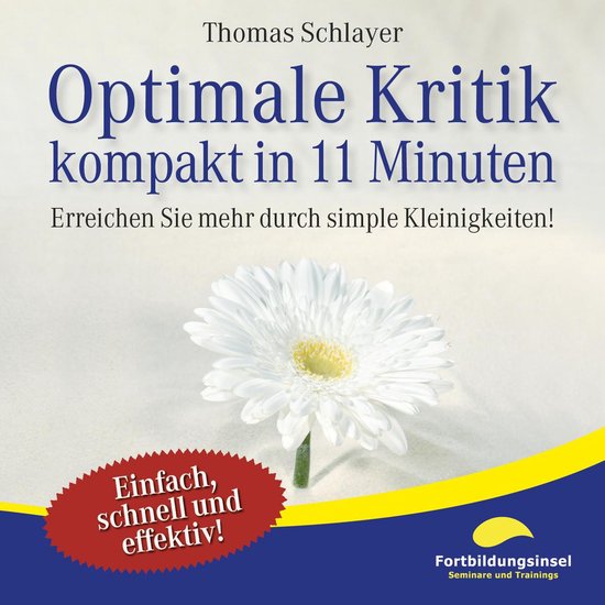 Optimale Kritik - kompakt in 11 Minuten - cover