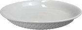 Schaal 30 cm- porselein-Wit