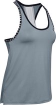 Under Armour Knockout Tank Dames Sporttop - Maat L - Hushed Turquoise