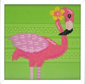 Diamond painting kit Flamingo - Vervaco - PN-0186097