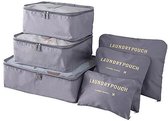 Packing cubes Set - Grijs - reiskoffer organizer