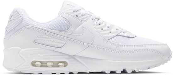 Nike Air Max 90 Heren Sneakers - White/White-White-Wolf Grey - Maat 44 |  bol.com