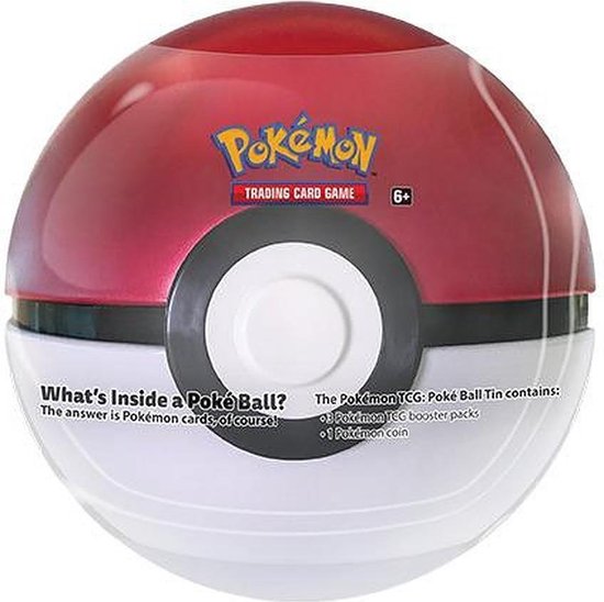 Afbeelding van het spel Pokémon 2020 Poke Ball Tin Red-White