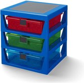 LEGO - Iconic Opbergrek met 3 Lades - Blauw