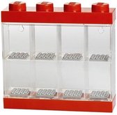 LEGO Opbergbox - Voor 8 Mini Characters - Kunststof - Rood