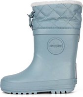 Druppies Regenlaarzen Gevoerd - Winter Boot - Lichtblauw - Maat 34
