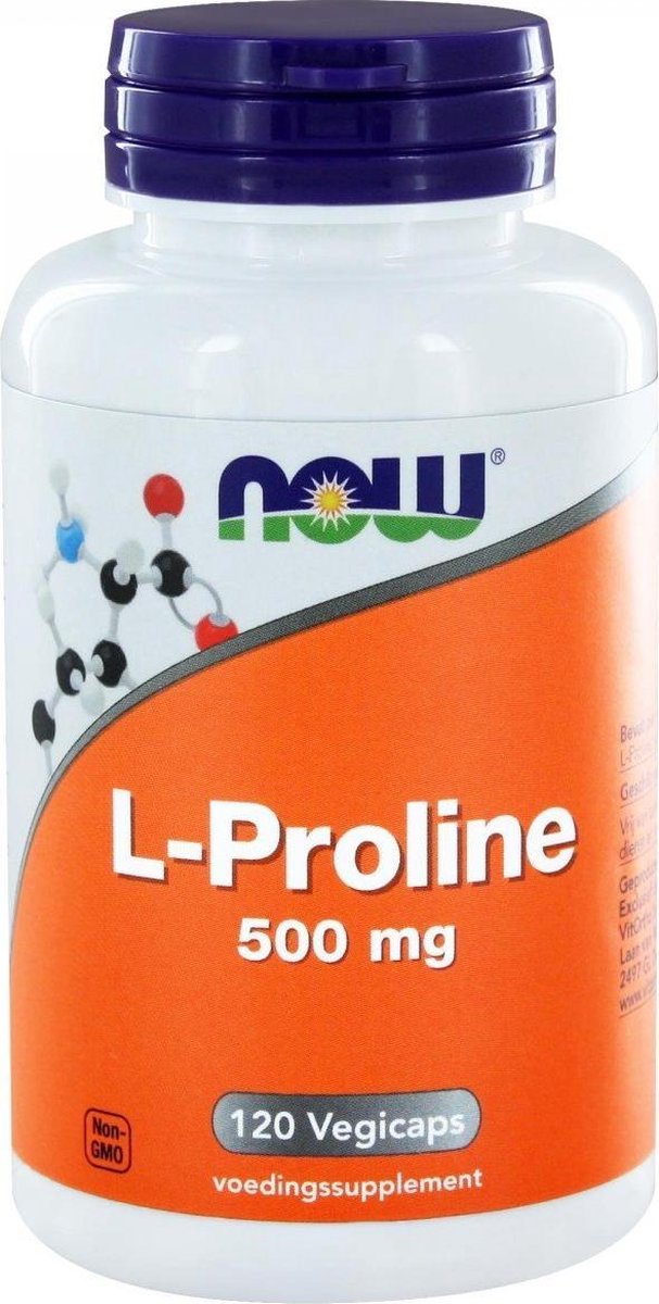 Goedkoopste Now L-Proline 500 mg Capsules 120 st