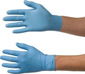 Nitril handschoenen blauw - Maat L - Latex vrij - Poedervrij - 100 stuks