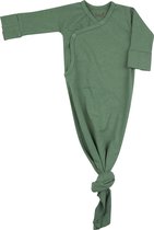 Timboo knotted baby gown - Aspen Green