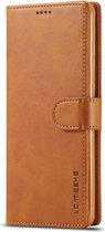 Samsung Galaxy S20 Plus Retro Book Case Portemonnee Hoesje Bruin