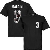 Maldini AC Milan 3 Gallery T-Shirt - Zwart - 3XL