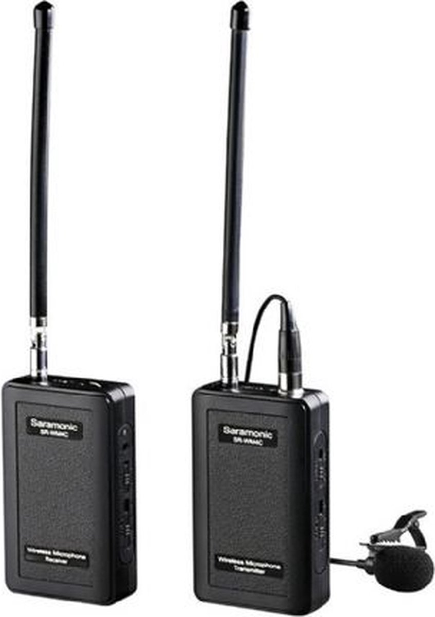 Saramonic SR-WM4C Draadloze Lavalier Microfoonset voor camera te gebruiken met 3.5mm mini jack