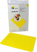 Anti-slip matten rechthoekig - L 355 x B 255 mm geel - Able2