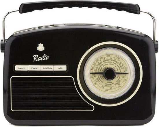 Verslagen Beperking Il GPO RYDELLDABBLA - Trendy radio Rydell, jaren '50, DAB+, zwart | bol.com