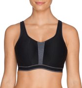 PrimaDonna Sport The Sweater Voorgevormde Sportbh  - Zwart - Maat 90B