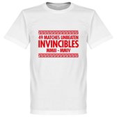 The Invincibles 49 Unbeaten Arsenal T-Shirt - XXXXL