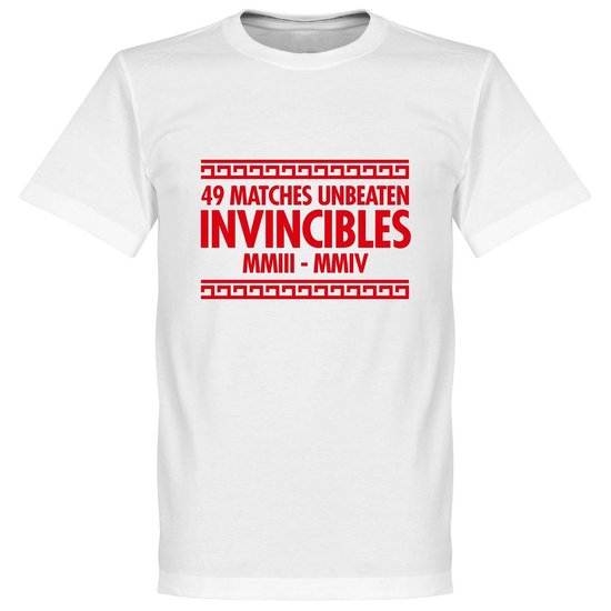 The Invincibles 49 Unbeaten Arsenal T-Shirt - XXXXL