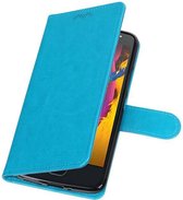Wicked Narwal | Motorola Moto G5s Portemonnee hoesje booktype wallet case Turquoise