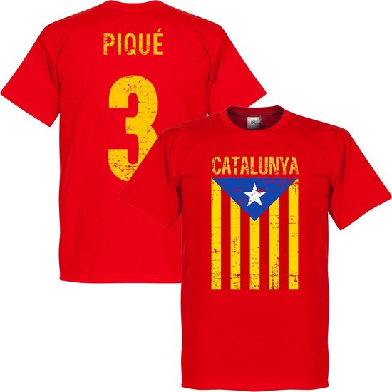 Catalonië Vintage Pique T-Shirt - XS