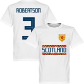 Schotland Robertson 3 Team T-Shirt - Wit - XS